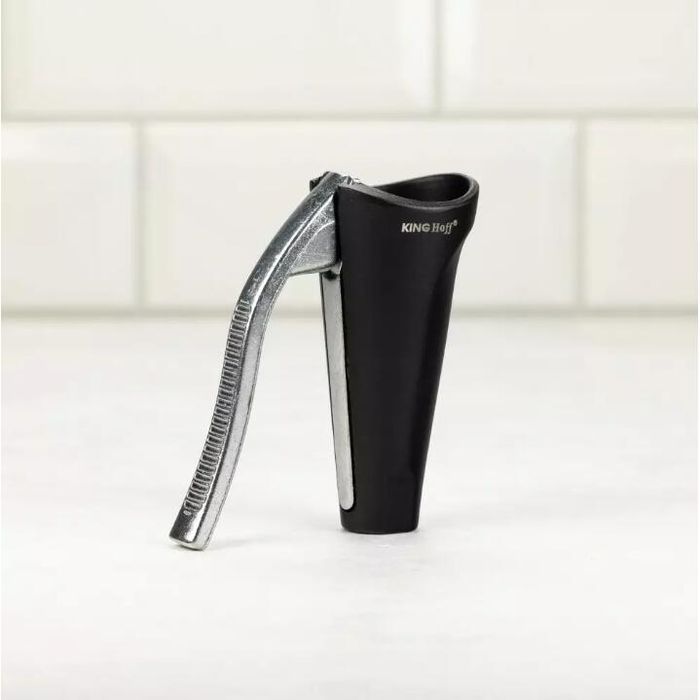 Spargator de nuci manual, negru, Kinghoff