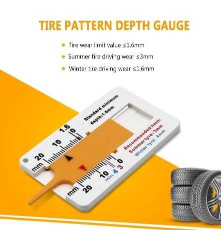 Дълбокомер за грайфера на автомобилни гуми и др.