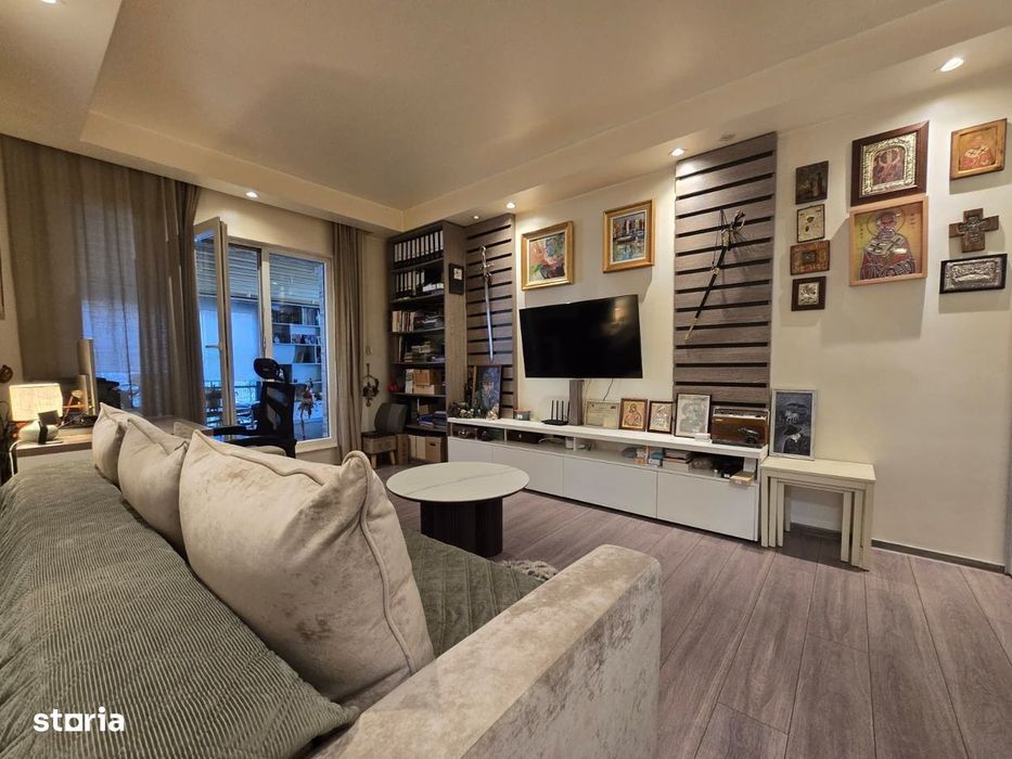 COSMOPOLIS - Apartament cu 2 camere si gradina, mobilat si utilat.