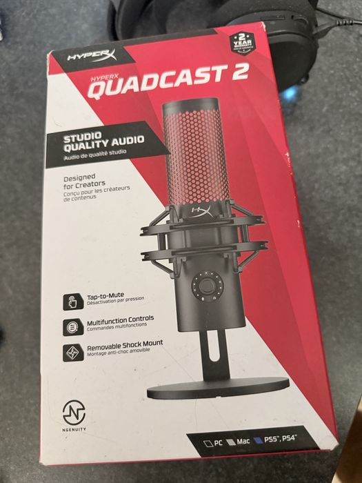 Гаминг Микрофон HyperX Quadcast 2