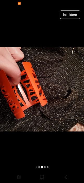 Maletă pe gât metalizată M