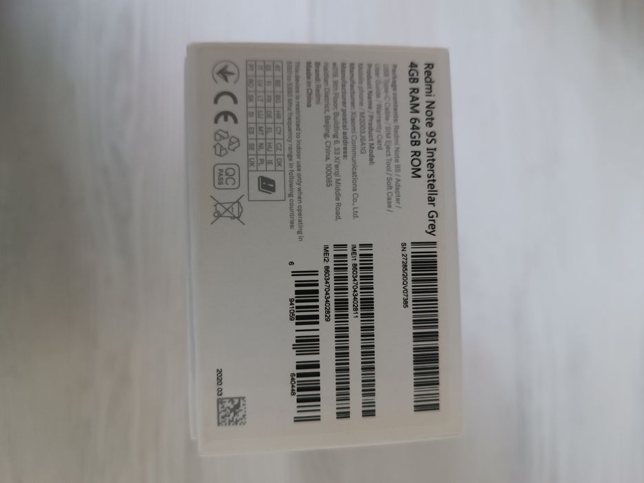 Продается телефон Redmi 9 s