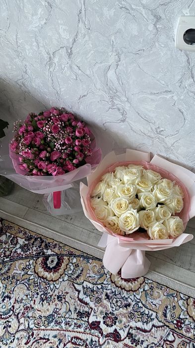 Продам букеты цветы б/у