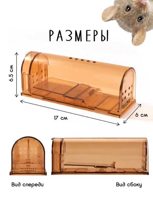 Мышеловка  Комплект 2 шт или 1 шт (Sichqon)