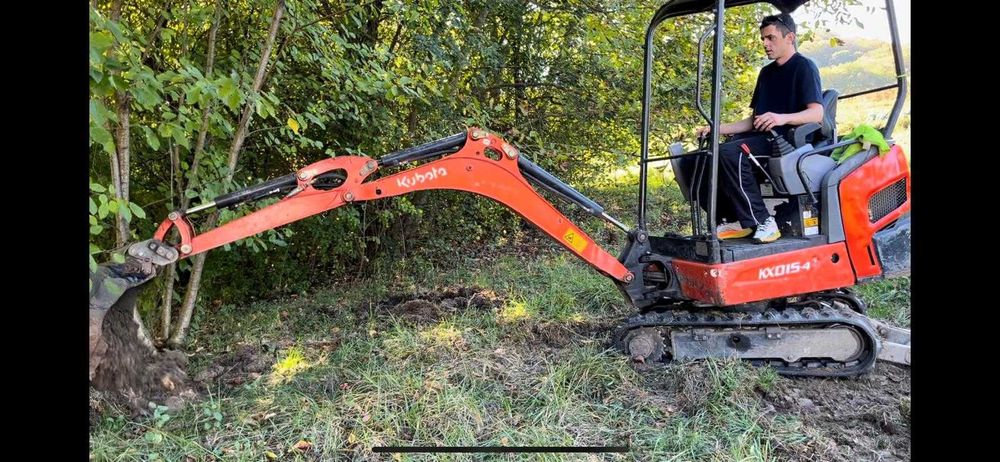 FOSE SEPTICE, lucrari cu miniexcavator si basculabila