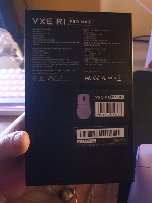 Mouse gaming VXE R1 Pro Max compatibil 4k