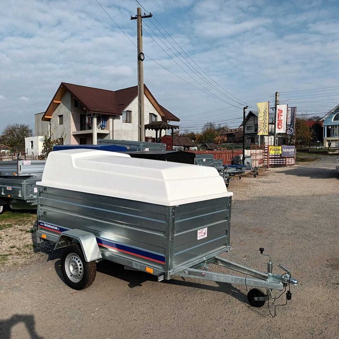 Remorci si platforme transport auto noi, posibilitate rate!