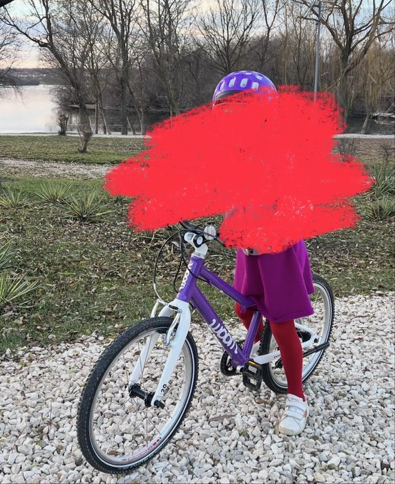 Bicicelta Woom 4 Mov- Bike Purple +Casca +Sticla de apa