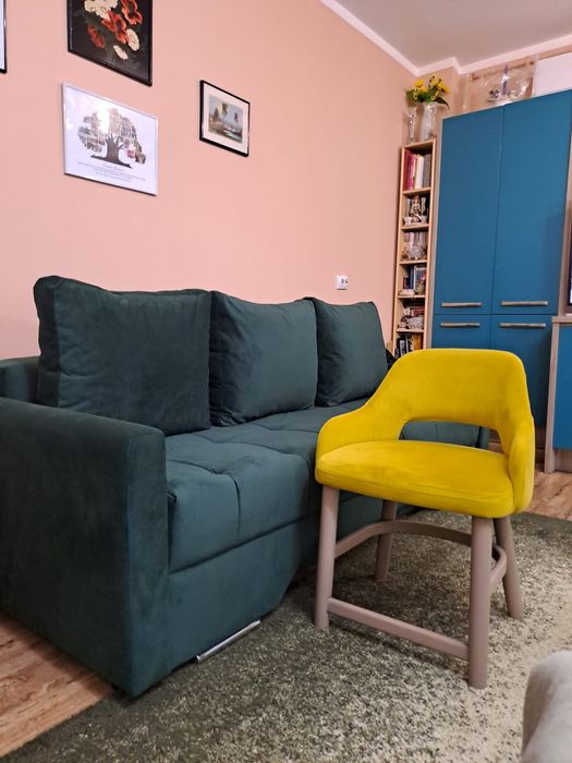 Canapea Extensibilă din Catifea (Bleumarin) noua sau/si scaune-200/buc