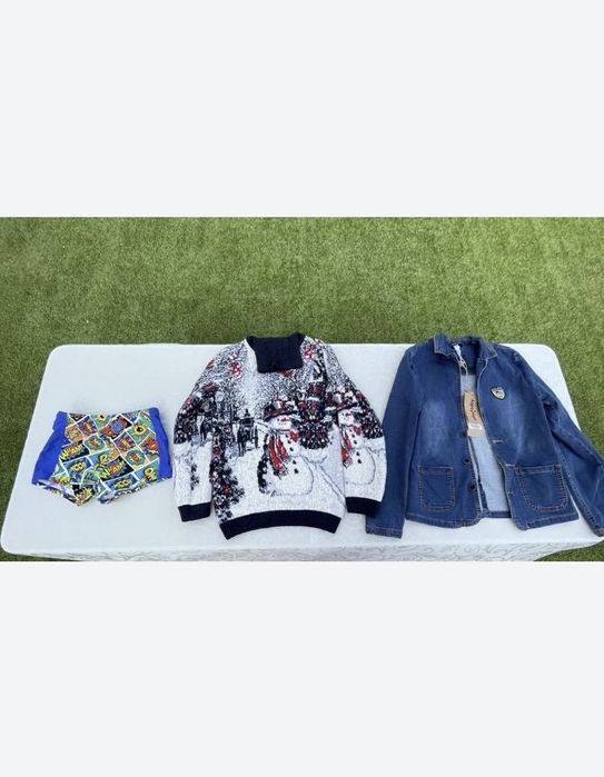 Куртка, одежда, вещи на мальчика, джинсы, кофта