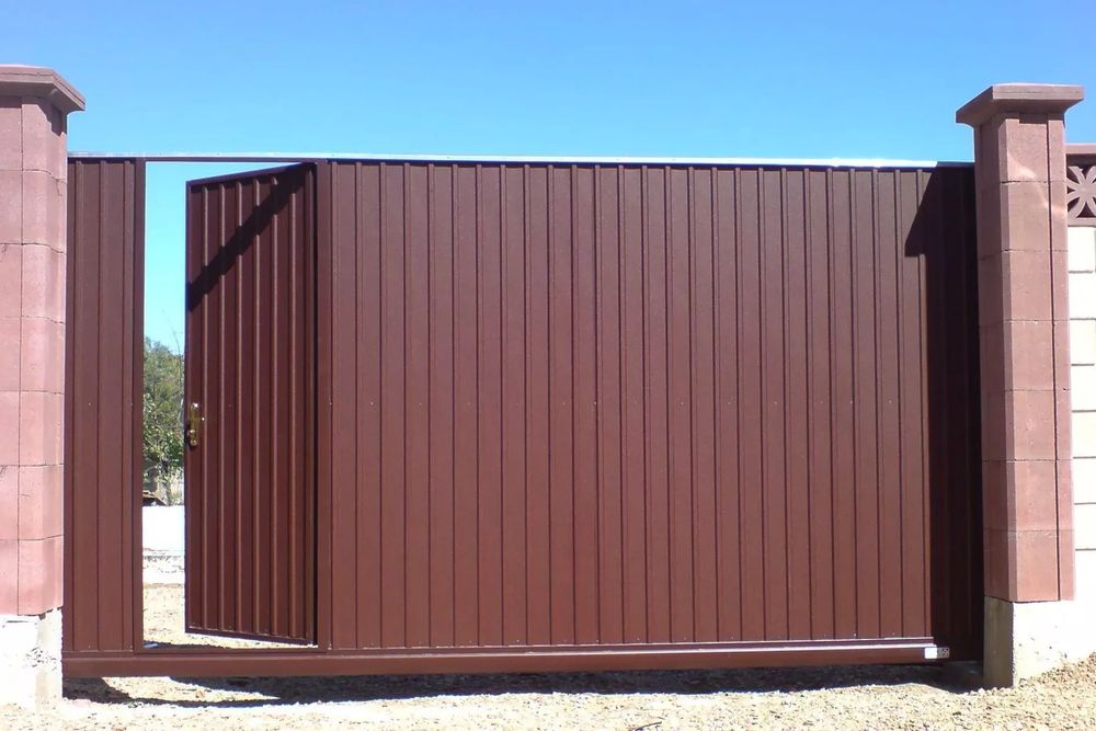 Откатные автоматические ворота