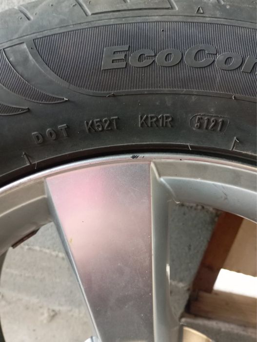 18-ки джанти 5х114.3 свалени са от Субару комплект с гумите