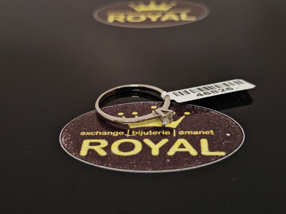 Bijuteria Royal: Inel aur 14k Diamant 1.38 gr