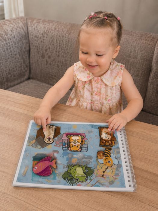 Развивающие тетради на липучках для детей 2–7 лет | Busy Book