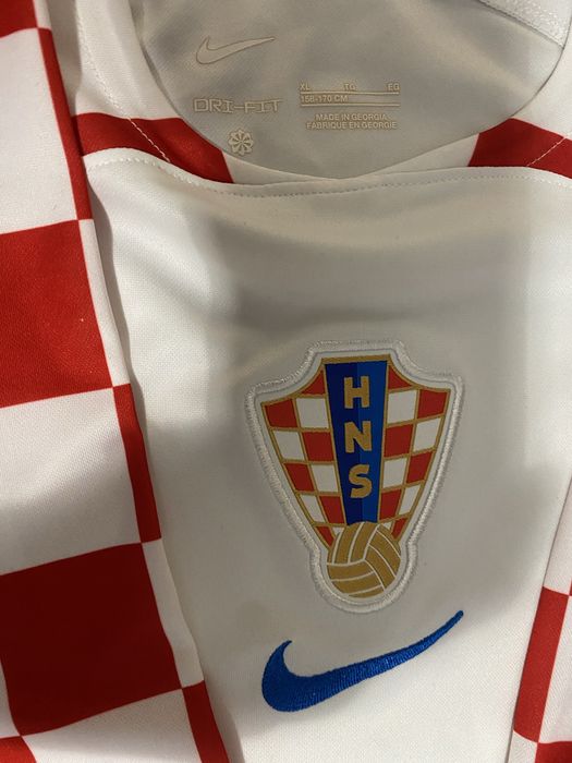 Футболна тениска Хърватия Nike 2022, размер XL (158–170 см)