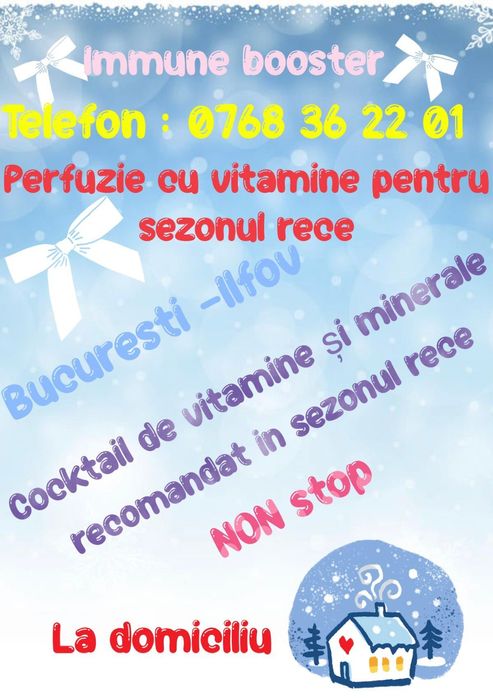 SERVICII MEDICALE la DOMICILIU: Perfuzie, injectie, Scos Fire, Clisma