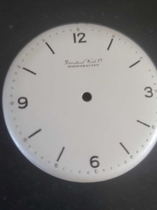 Cadran IWC Schaffhausen alb perlat