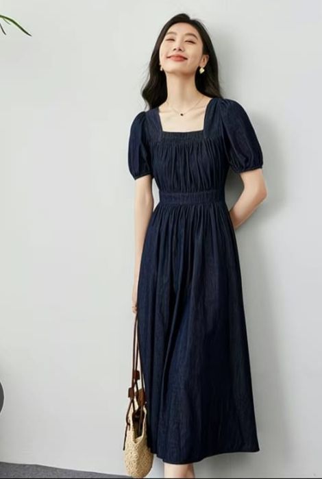 Джинсовое платье женское