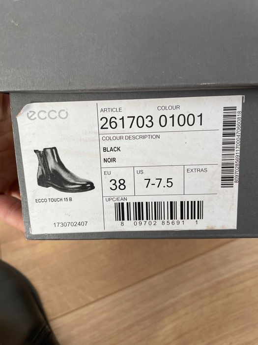 Botine ECCO 38 - talpa joasa