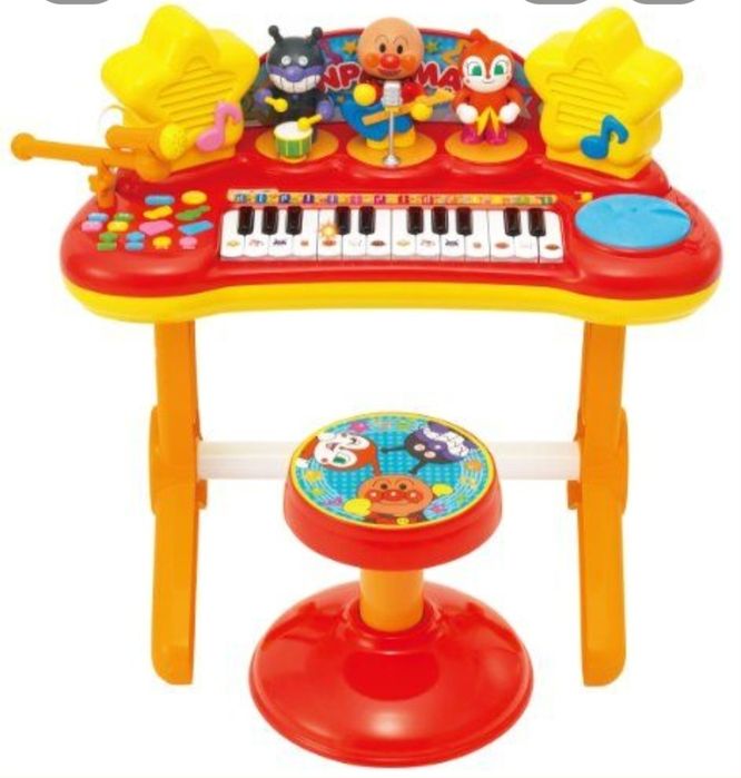 детское музыкальное пианино-синтезатор с персонажами Anpanman.