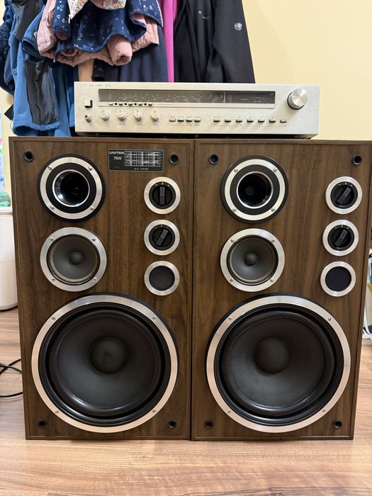Boxe Unitra cu radio/amplificator