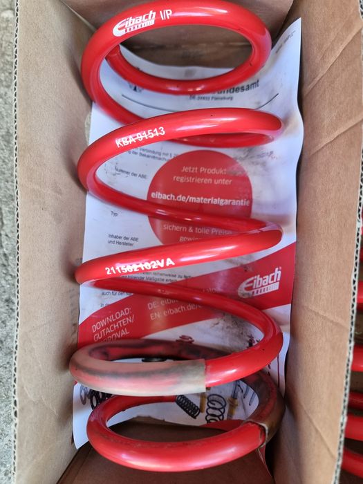 Спортни пружини оригинални немски Eibach за Ауди А3 ,VW,Seat Leon,Шкод