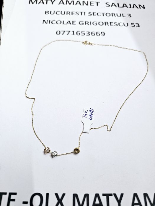 Vand lantisor din aur 14 k 2.08 g cod 963