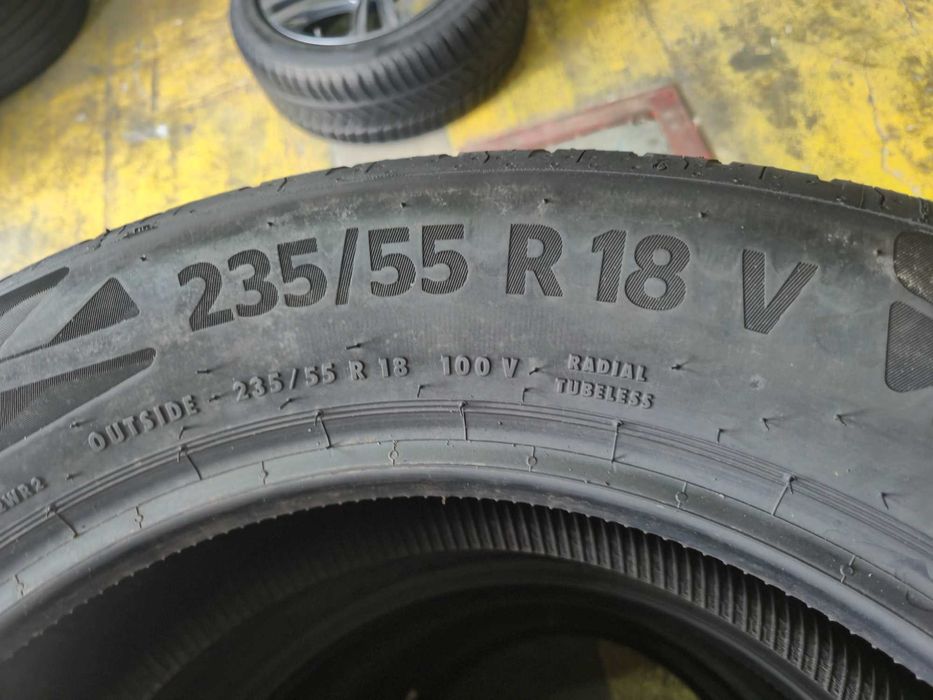 4 Anvelope de VARA - 235/55/18 100V - Continental Eco Contact 6 VOL * Stare F BUNA - DOT 2024 !