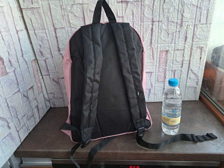 раница VANS-розова,текстилна чанта,ванс