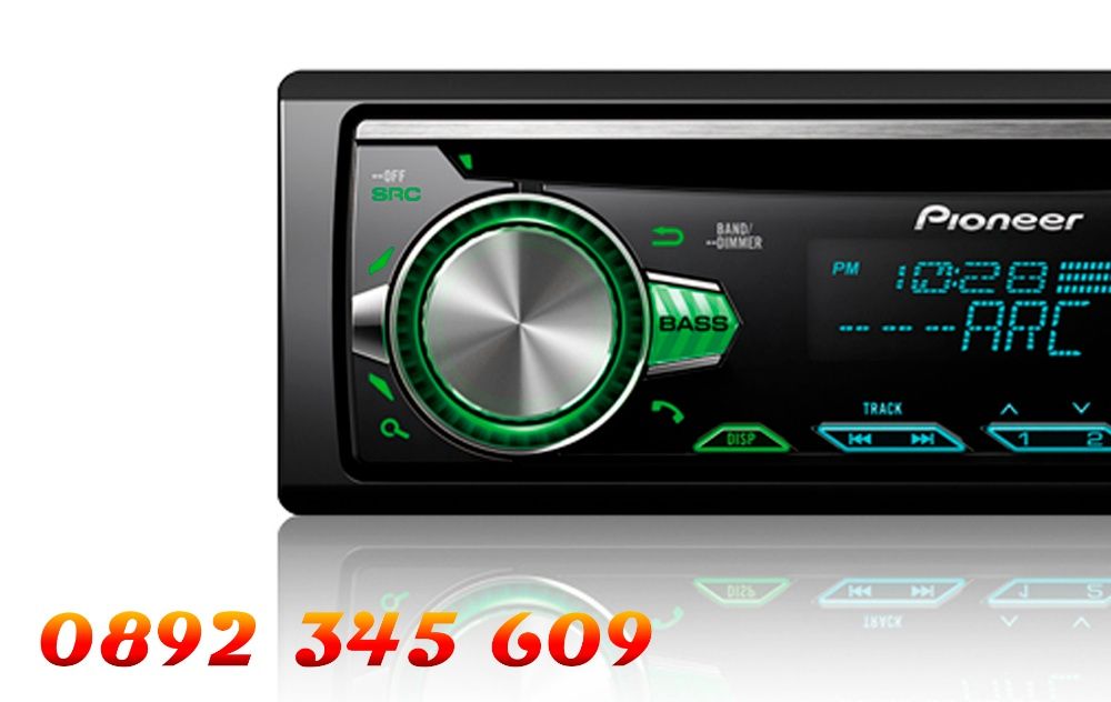 MP3, USB, SD радио плеар PIONEER четящ USB flash, SD картa