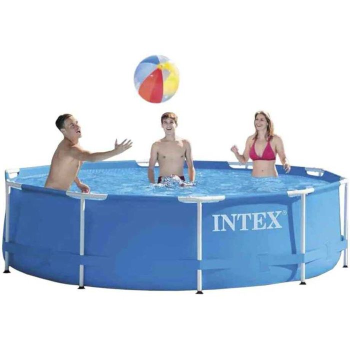 Piscina rotunda cu cadru meltalic Metal Frame Intex 28210NP, D366xH76 cm (nu contine pompa cu filtru) - RESIGILAT