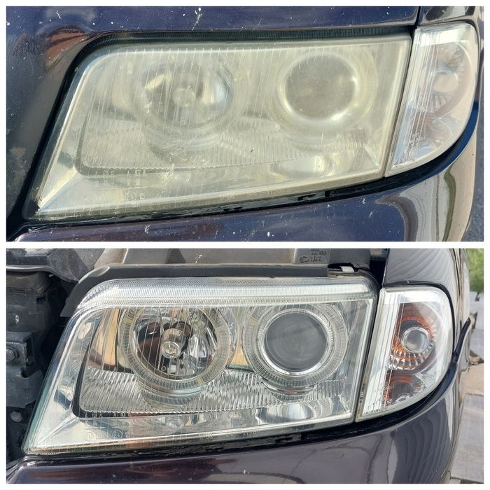 Химическо полиране на фарове полиране Пастиране
