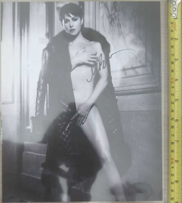 Fotografie\Poster autograf original Monica Bellucci 20x25 cm