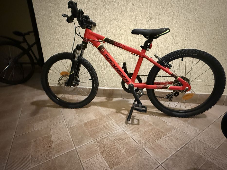 Bicicleta copii Rockrider 20”, aluminiu, frana pe disc