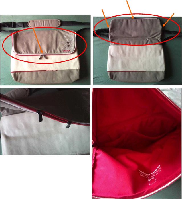 Geanta laptop "AHA: Urban Styles" cu multicompartimente (65 - 50 lei)