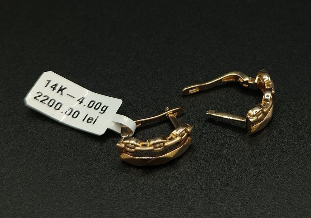 Cercei aur 14k 4.00gr