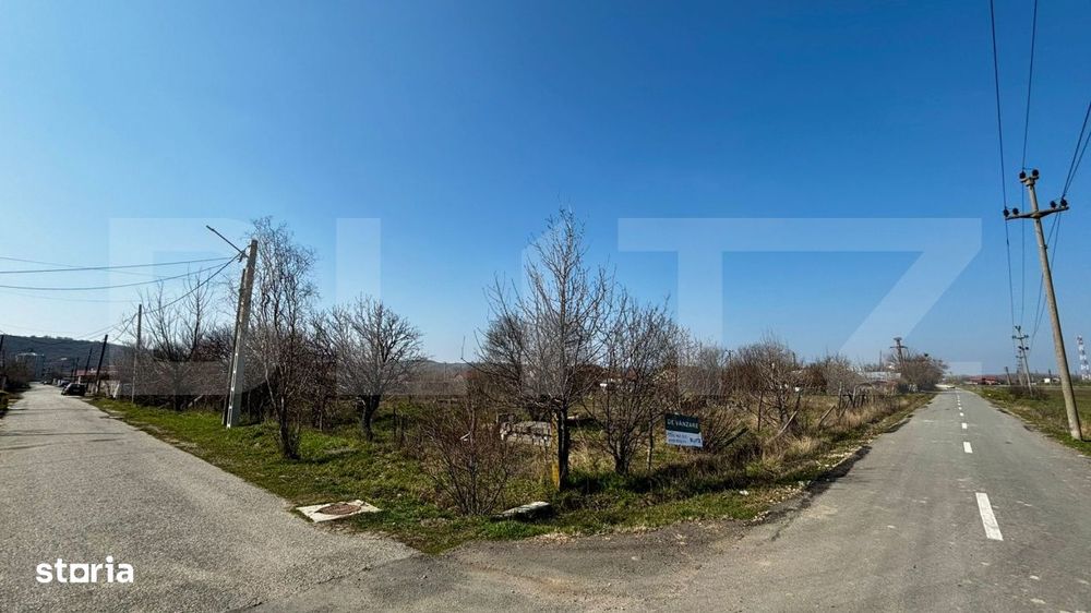 Teren IV 1200 mp, deschidere bilaterala, toate utilitatile, Podari