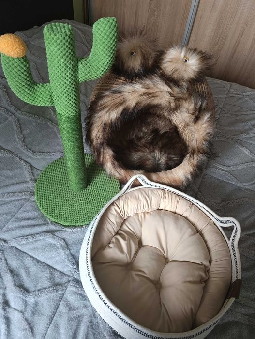 Котешко легло и драскалка