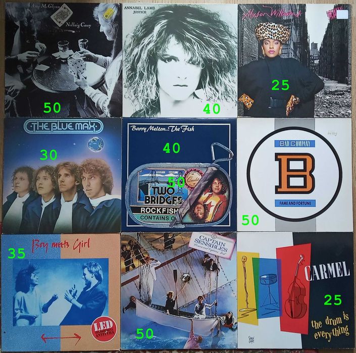 discuri vinil maxi-singles, albume LP si singles 7" / 45rpm