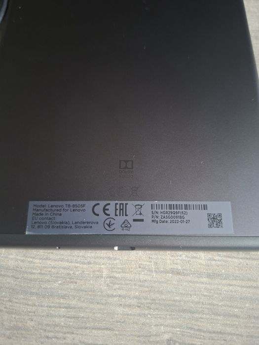 Таблет Lenovo TB 8505 F