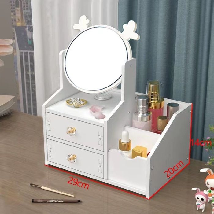 Органайзер для косметики с зеркалом 29×20×14 см