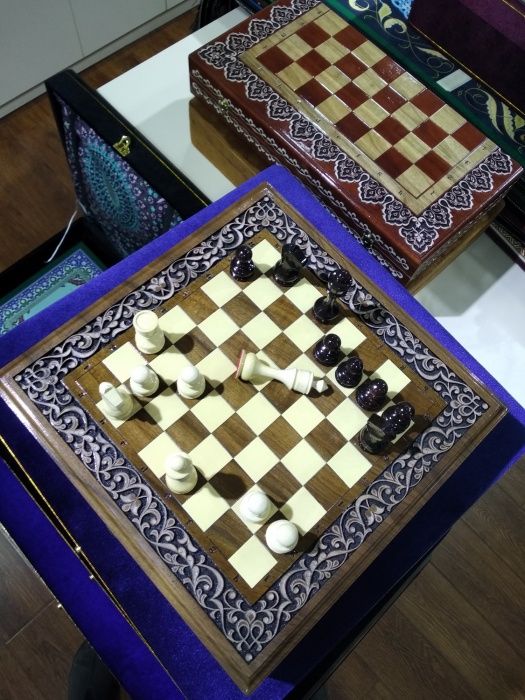 Резные Шахматы, ручная работа оптом.