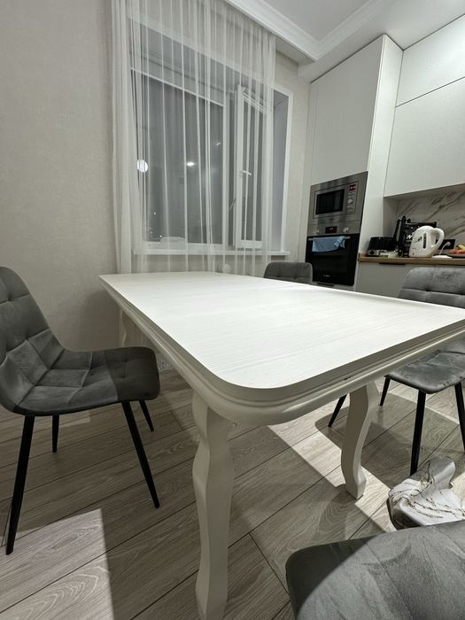 Стол обеденный раскладной прочный