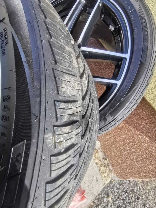 Set complet 4 jante BMW cu anvelope - Echilibrare montate