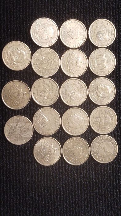 Монеты юбилейные евро коллекционные