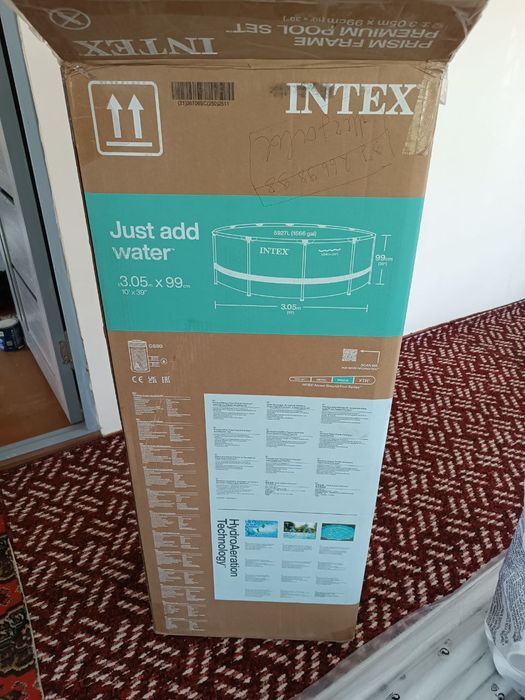 INTEX бассейн каркасный круглый