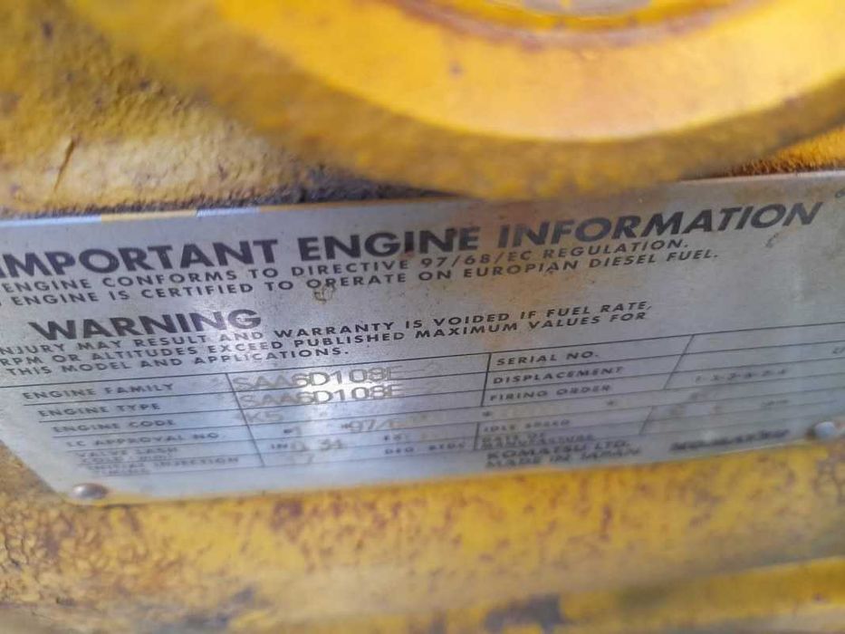 Motor SAA6D108E-2 excavator pe senile  Komatsu PC340 NLC 6K