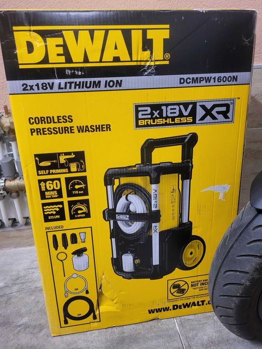 Чисто нова Акумулаторна водоструйка +2батерии