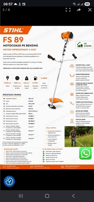 Motocoasa Stihl FS89