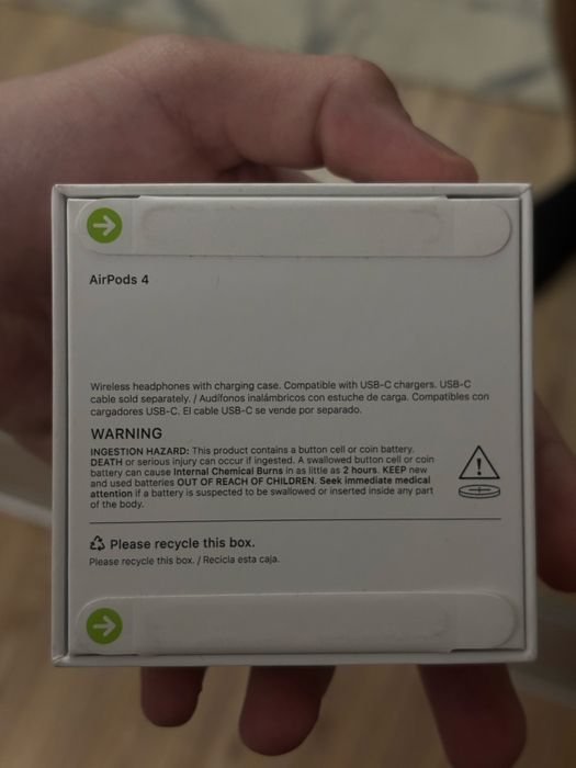 Airpods 4 без шумоподавления